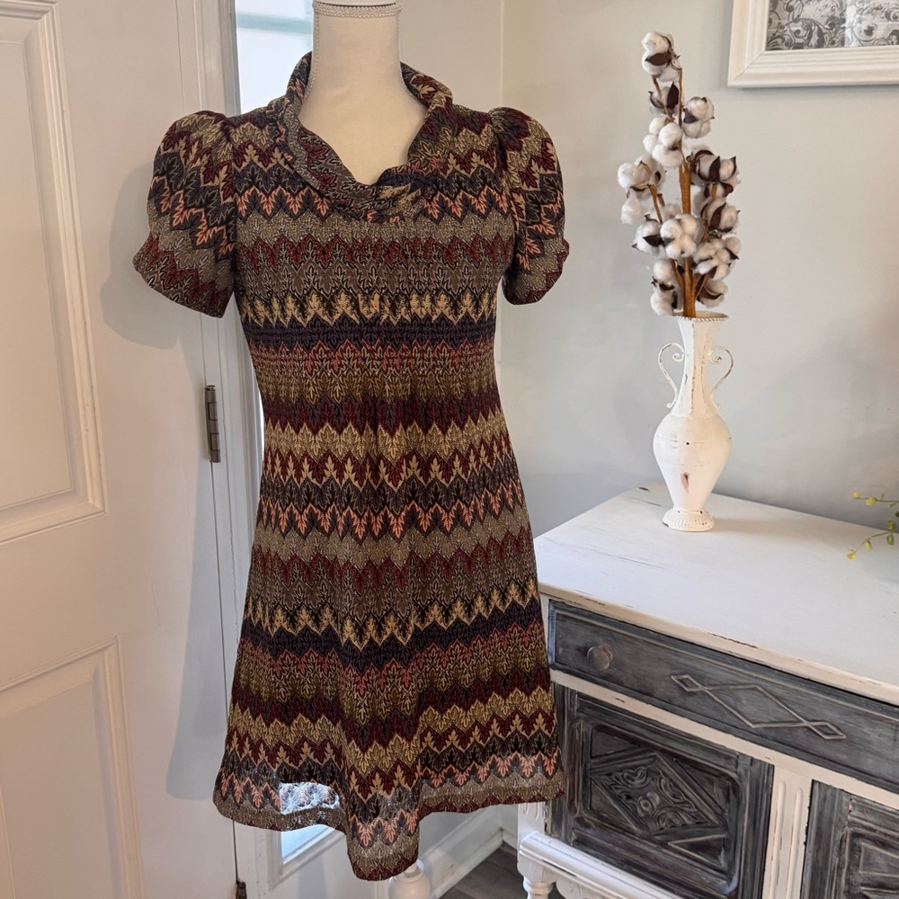 Jessica Howard Y2K Drape Neck Dress – Size 12P